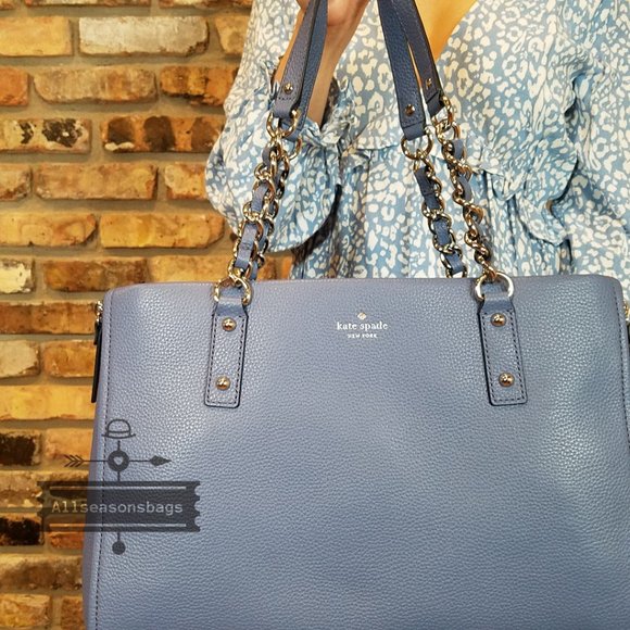 Kate Spade Andee Cobble Hill Blueberry Cobbler New - Picture 6 of 15